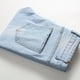 thumbnail image 3 of Pantalones largos de moda para hombre, con lazo elástico, ajustados, de pierna recta pequeña, 3 of 7