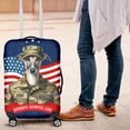 thumbnail image 4 of Happy Father's Day Honoring Veterans Whippet in Army Uniform Travel Luggage Cover Dog Lover Suitcase Dust Protective Decor - 13007, 4 of 5