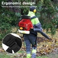 thumbnail image 4 of Fompes Backpack Leaf Blower 2-Stroke 80CC Gas Powered Cordless Leaf Blower 900CFM Powerful with Ergonomic Design Powerful Wind Force for Yard, 4 of 13