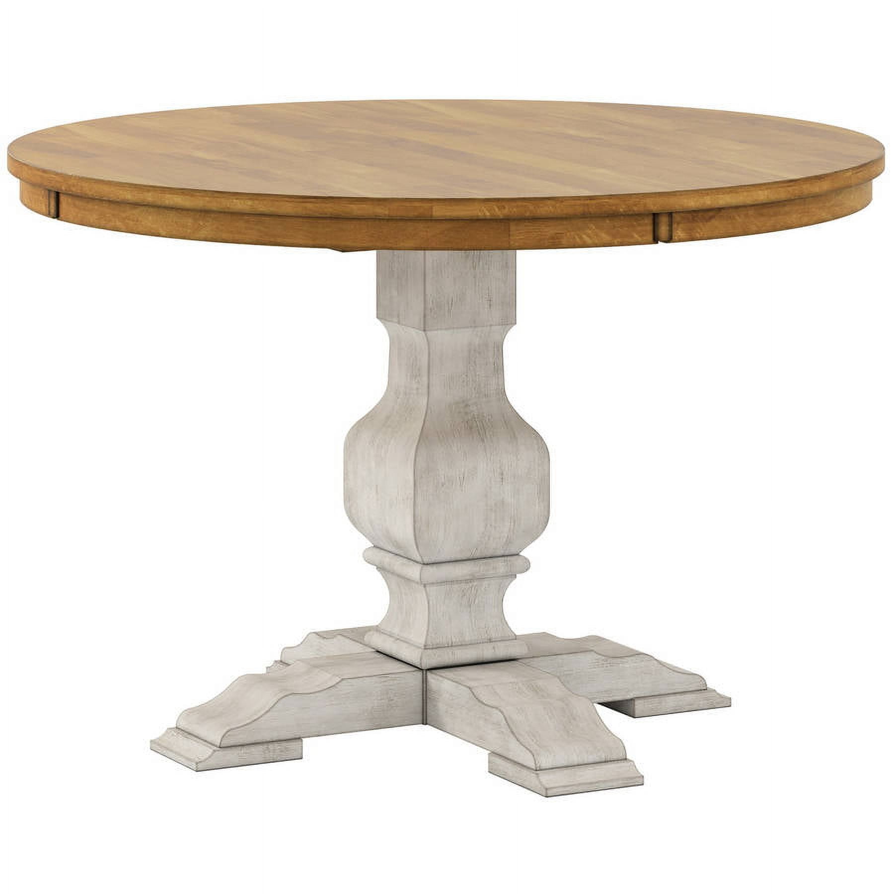 Weston Home 45" Round Dining Table, Multiple Finishes