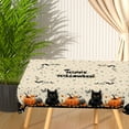 thumbnail image 4 of XINGXIANG Halloween Black Cat Tablecloth 90x60cm - Pumpkin & Cat Design Washable Rectangular Table Cover for Party Dinner Picnic Decor,Halloween Decorations (35.43x23.62 Inches), 4 of 6