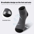 thumbnail image 2 of TAVENE 30 Pairs Ankle Socks For Men - Lightweight Mens Socks Size 9-12 Thin Casual Quarter Bulk Socks, 2 of 6