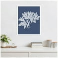 thumbnail image 7 of Amanti Art Seaweed 4 White on Indigo Blue Wood Framed Wall Art Print, 7 of 7