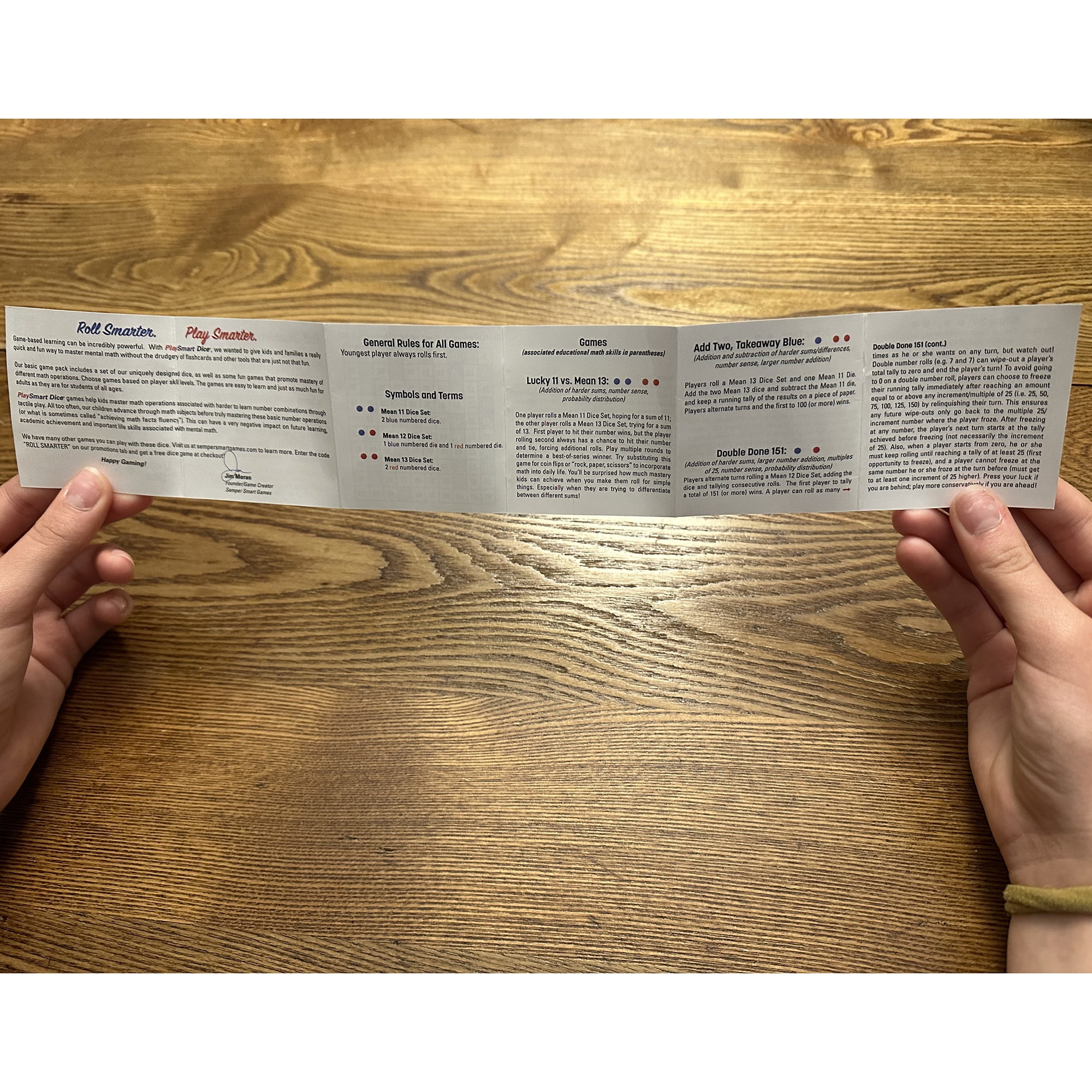 PlaySmart Math Dice Game Mental Math Skills Kids PlaySmart Math Dice ...