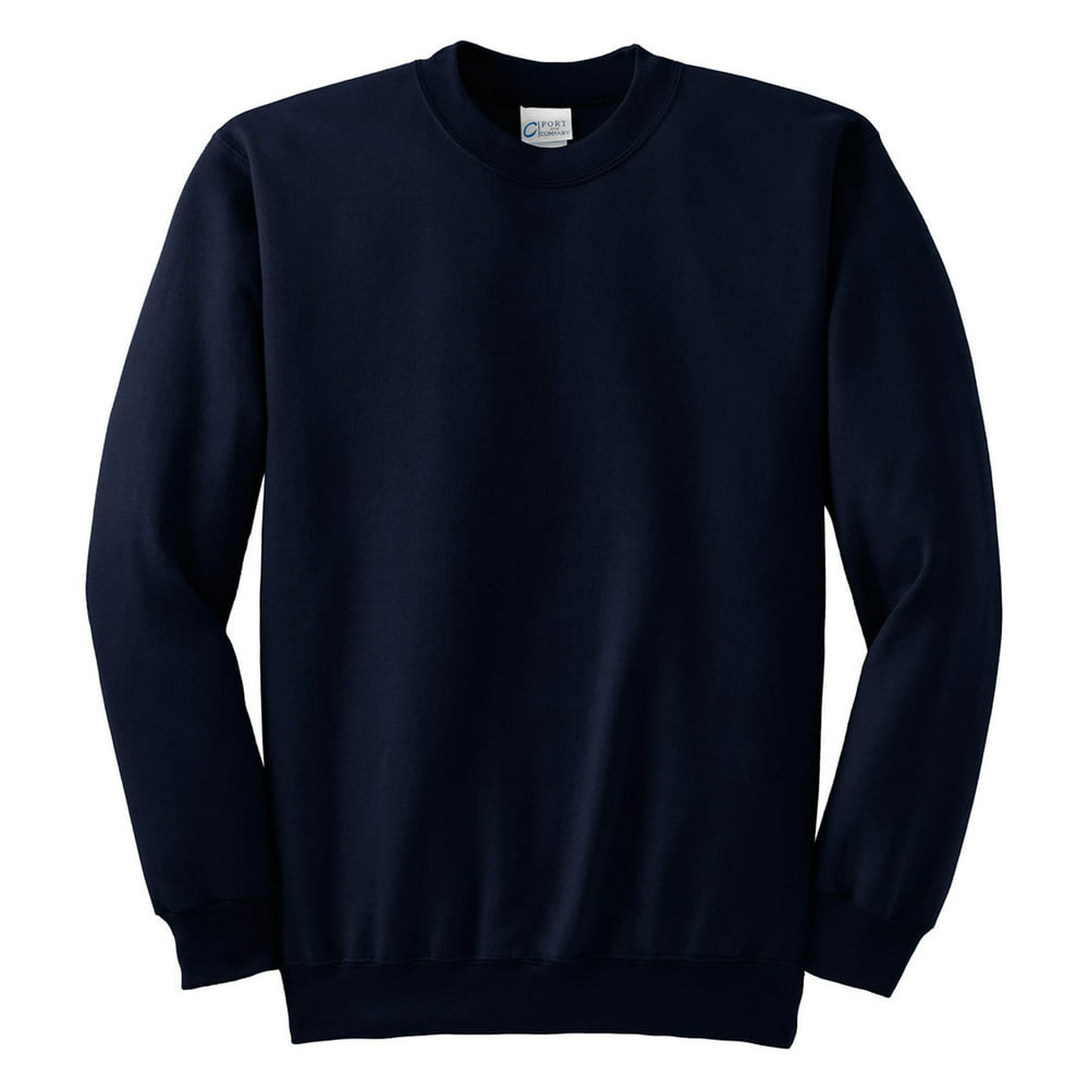 Port & Company - Port & Company Men's Knit Collar Crewneck Sweatshirt ...