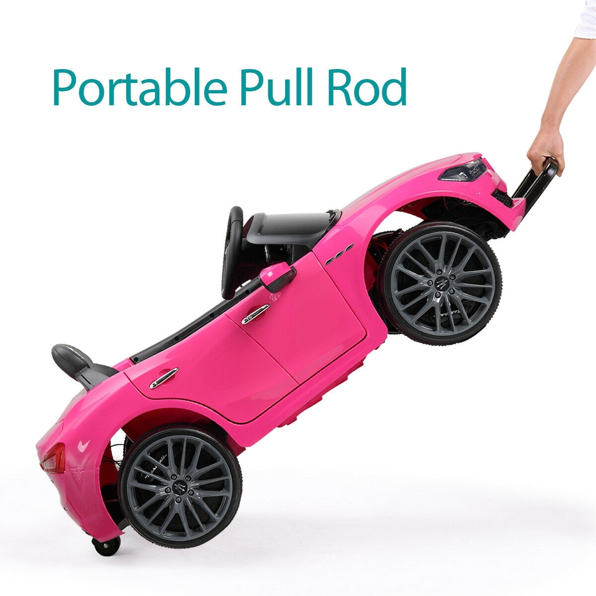 CIPACHO 12V Kids Ride On Car with Remote Control, Rechargeable Electric Vehicle Cars for Boys Girls, Pink