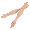 thumbnail image 6 of WEUVEB 2-Pack Wood Cabinet Pillar Balusters in Khaki, Roman Column Style Decorative Support Posts, 6 of 8