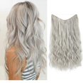 thumbnail image 1 of Hair Extensions Invisible Wire Wavy Curly Long Synthetic Hairpieces For Women Adjustable Headband, 1 of 5
