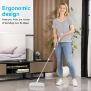 Multifunction Magic Broom,2 in 1 Long Handle Silicone Air Broom for Floor,Living Room, Kitchen,Garage, Deck