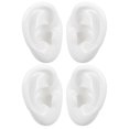 thumbnail image 3 of Soft Silicone Body Part Model For Body Piercing Training And Jewelry Exhibition White Color 2 Pairs, 3 of 5