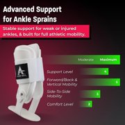 Active Ankle T2 Ankle Brace, White, Large