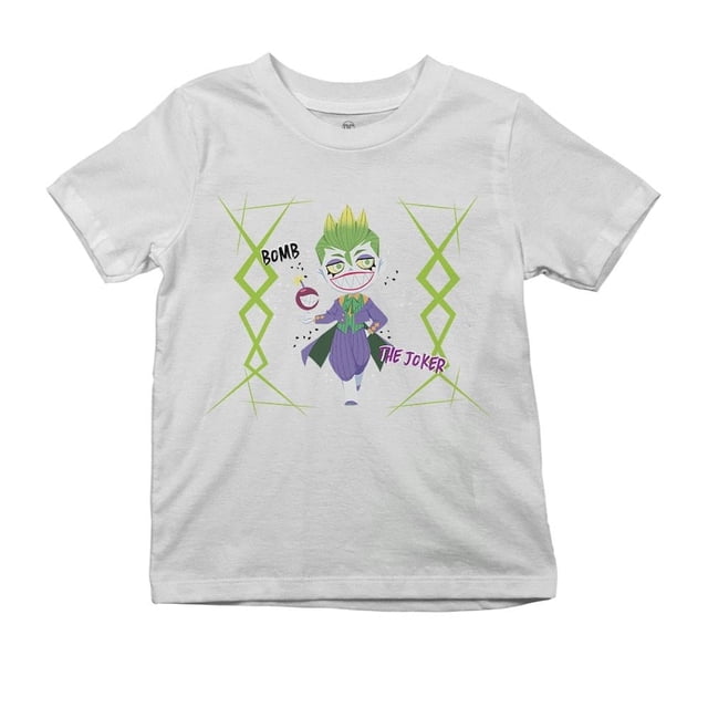 Playera Fan Army Batman Talla 8 bomb manga corta blanco