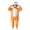 Orange, variant on Faraee 2-10 Years Unisex Kids Animal Onesie Pajamas for Girls Boys 2T 3T 4T 5T 6T Soft Flannel Hooded Full Body Jumpsuit One Piece Halloween Cosplay Loungewear