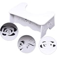 thumbnail image 4 of Ergonomically Designed Toilet Stool for Optimal Posture, Improved Defecation Posture Toilet Potty Stool, White Medium Density Fiberboard, Universal Height Bathroom Stool for Adults, Elderly, 4 of 5