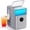 Stainless Steel-NI33, variant on Upstreman 22lbs/24H Bullet Ice Maker Countertop, 9 Bullet Ice Cubes in 6 Min, Self-Cleaning Portable Ice Machine with Basket and Scoop, Removable Water Tank, for Home Kitchen Office RV Camping, Black