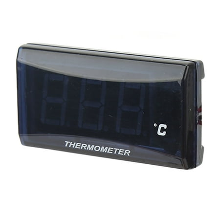 Thermomètre Numérique pour Moto, Instrument de Mesure de la Température de  L'eau, Universel pour Moto DC12V LCD Jauge de Température de L'eau Mince