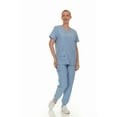 thumbnail image 6 of HEAL+WEAR Soft Stretch Scrub Set 4-Way Stretch V-Neck Top & Cargo Jogger Pants for Women, 6 of 6