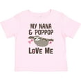 thumbnail image 3 of Inktastic Nana and Poppop Love Me Girls Toddler T-Shirt, 3 of 5