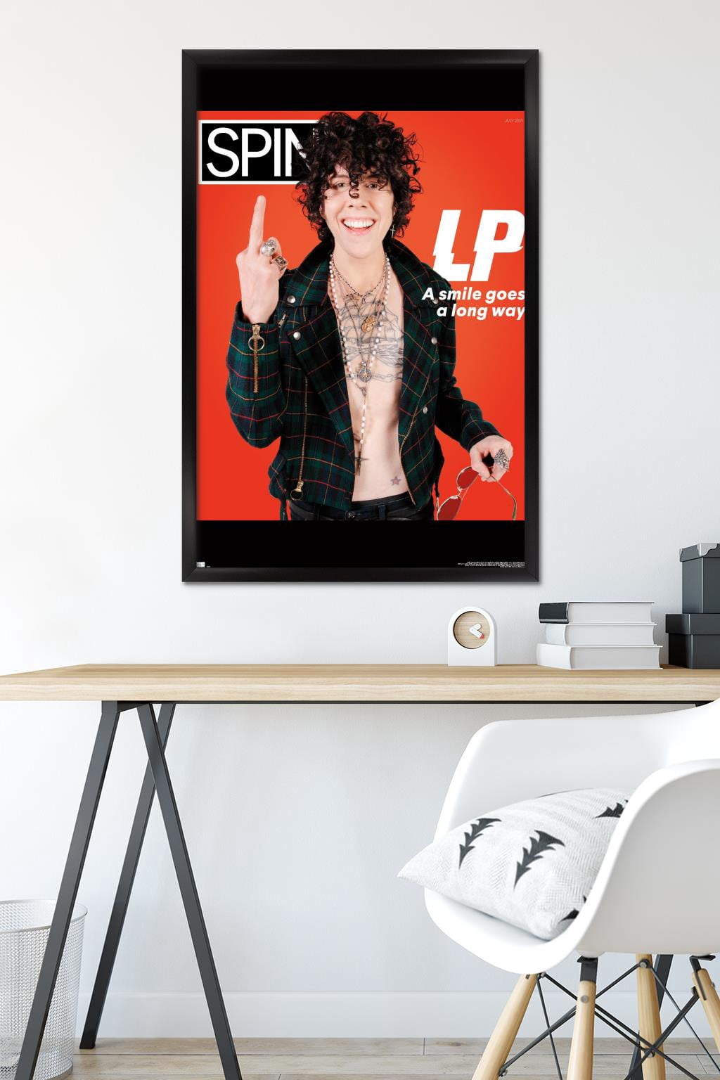 SPIN Magazine - LP 21 Wall Poster, 22.375" x 34" Framed