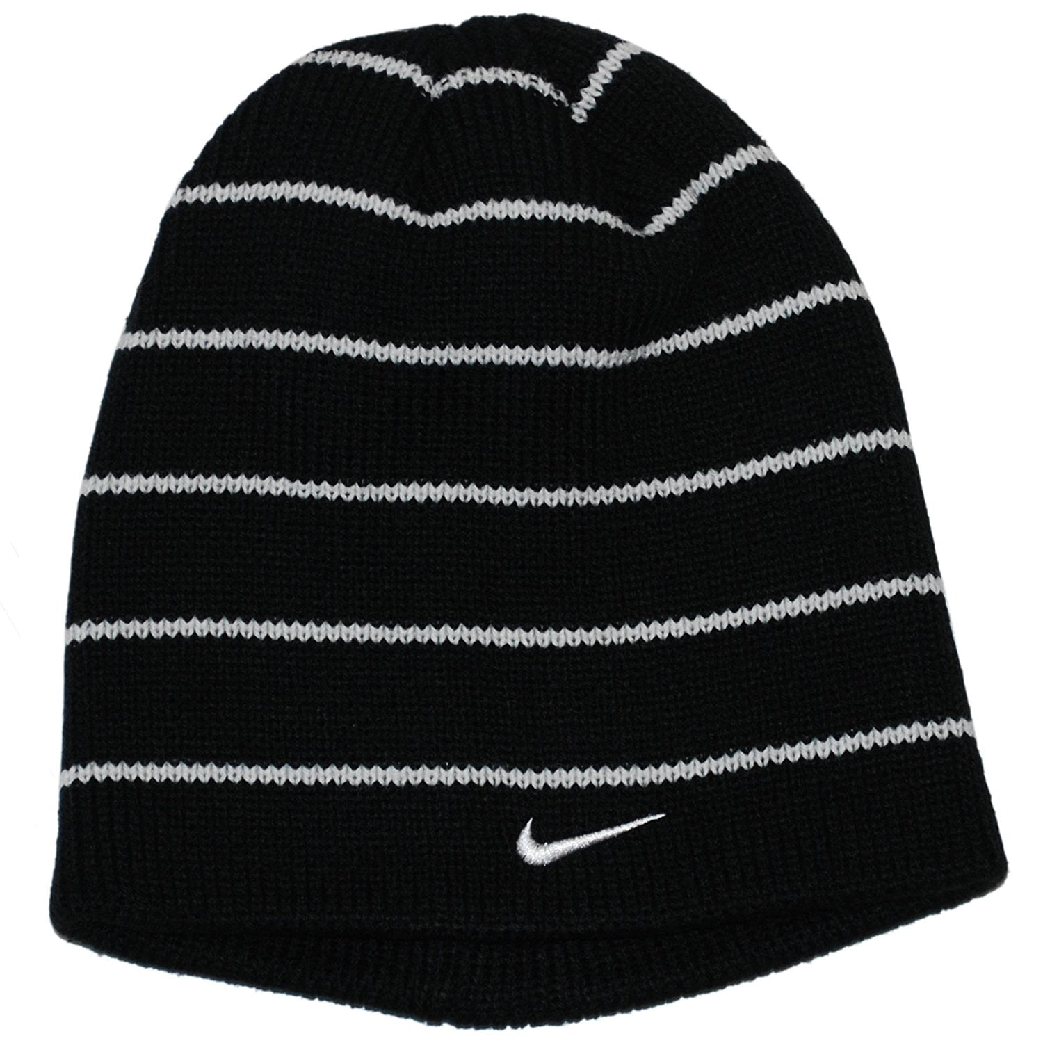 Nike Boys Youth Beanie Striped Hat Size 
