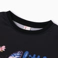 thumbnail image 5 of PatPat Girls Outfit Set Butterfly Graphic Print Sweatshirt and Sweatpants 2 Piece Kids Clothes Jogger Pants Long Sleeve Size 4-12 Years, 5 of 11
