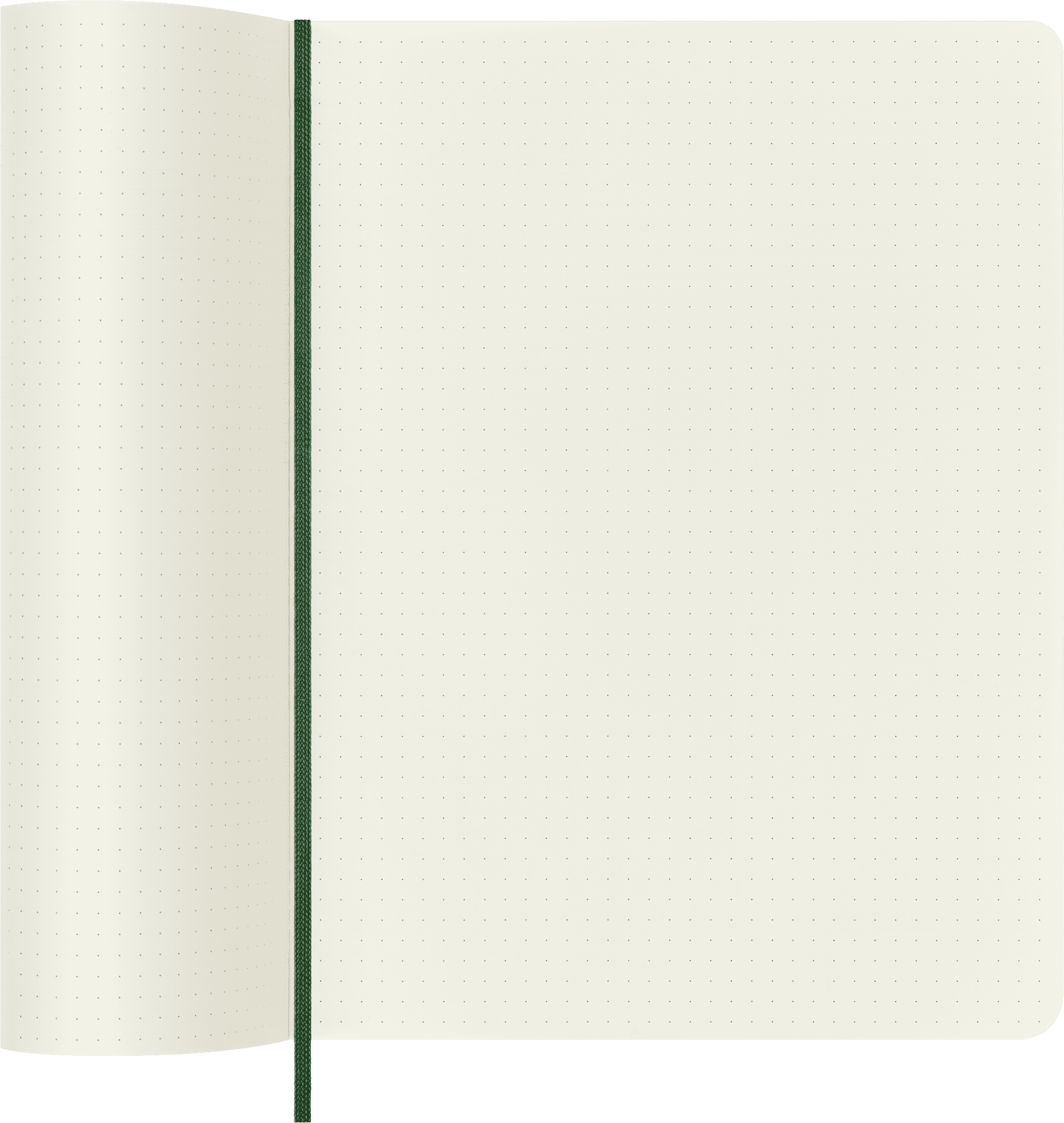Moleskine Classic Notebook, Soft Cover, XL (7.5" x 9.75"), Dotted, Myrtle Green