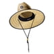 thumbnail image 1 of Sombrero de Paja para Hombres y Mujeres | Sombrero de salvavidas, sombrero de playa y sombrero de sol | Ala ancha UPF 50+ para protección solar | Talla única | Cicuta, 1 of 5