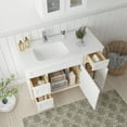thumbnail image 4 of 48 in. W x 21 in. D x 32.5 in. H Bath Vanity Cabinet without Top in White, 4 of 5