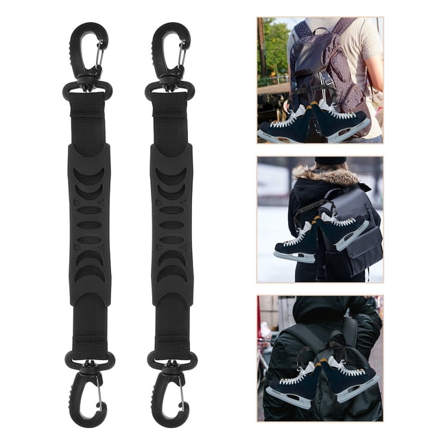 OULII Ensemble de 2 Sangles Portables pour Bottes de Ski avec Élingue Confortable pour Scooter et Patins à Roulettes