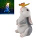 thumbnail image 1 of Estatuas De Jardín Al Aire Libre De Conejitos, Estatuas De Animales De Jardín Con Energía Solar Para Balcones, 1 of 7