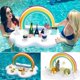 thumbnail image 5 of Soporte para bebidas inflable, bandeja de bar inflable, soporte para bebidas inflable para piscina, boya para spa, soporte para vasos inflable para piscina, soporte flotante inflable, soporte flotante, 5 of 5