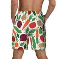 thumbnail image 4 of Balery Vegetables Mens Swim Trunks Swim Shorts for Men Quick Dry Inseam Beach Shorts with Compression Liner Pocket-Small, 4 of 9