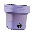 thumbnail image 1 of Abbracc Folding Washing Machine Compact Small Washer 6.5L Small Bucket Washer for Travel Violet, 1 of 9
