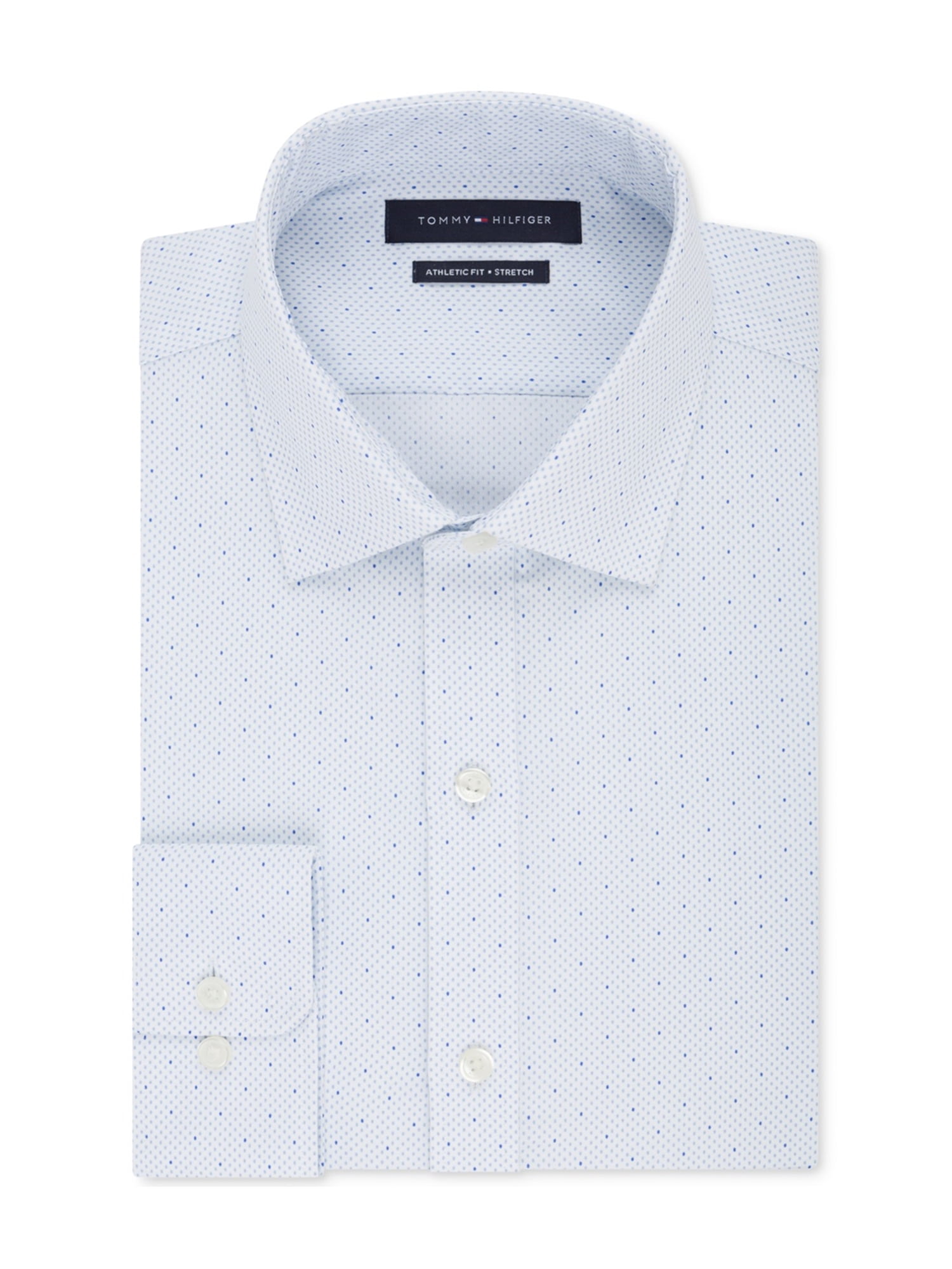 Tommy Hilfiger Mens Athletic Fit Button 