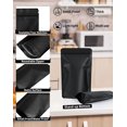 thumbnail image 4 of 100 Pack Resealable Stand Up Bags, 6.3" x 9.4" Smell Proof Foil Pouch Bags, Sealable Food Storage Pouches, Durable Mylar Bags for Snacks, Coffee, and Herbs (Black), 4 of 8