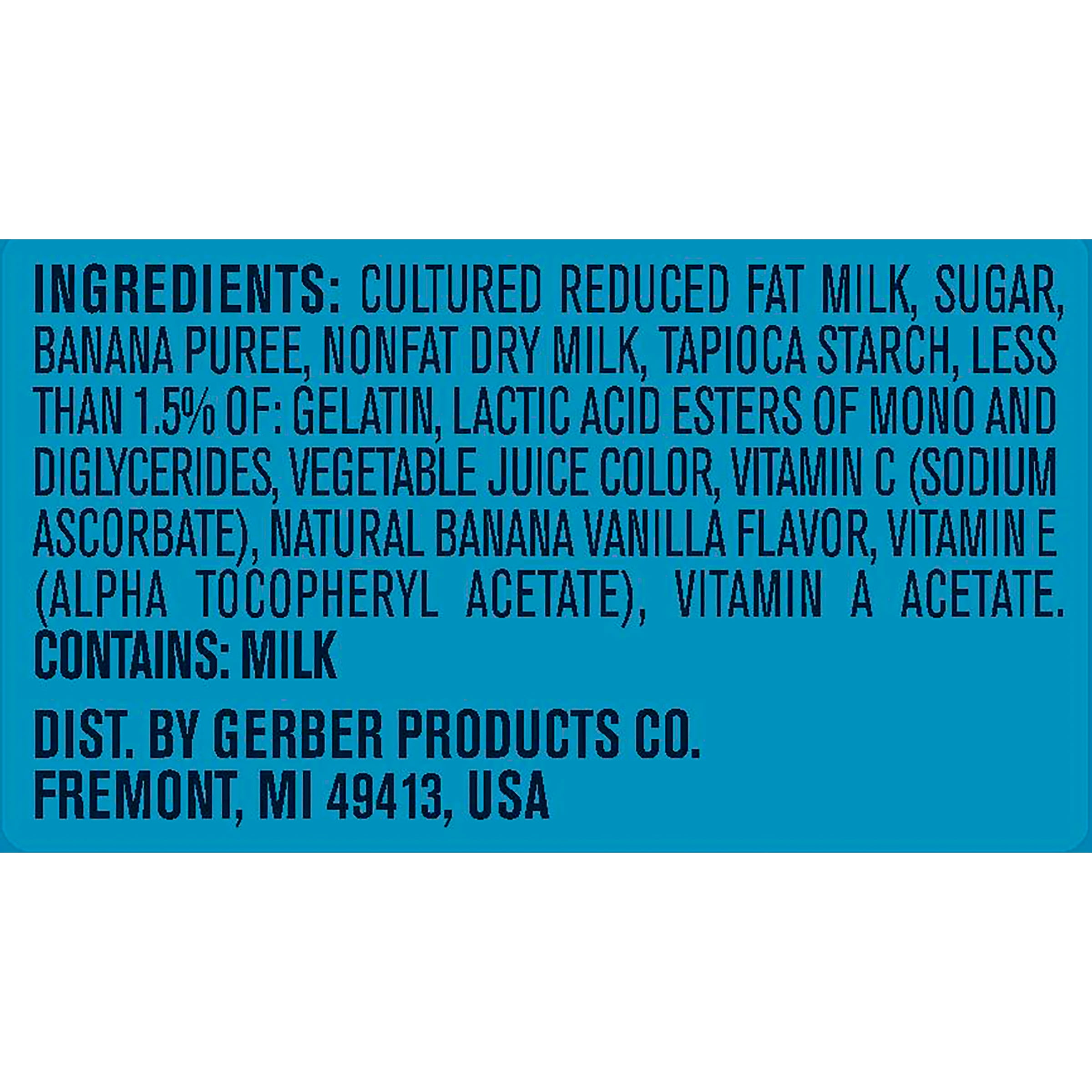 gerber yogurt melts banana vanilla