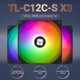 thumbnail image 2 of Ventilador para CPU Thermalright TL-C12C-S X3 de 120 mm ARGB, paquete de 3, 2 of 6