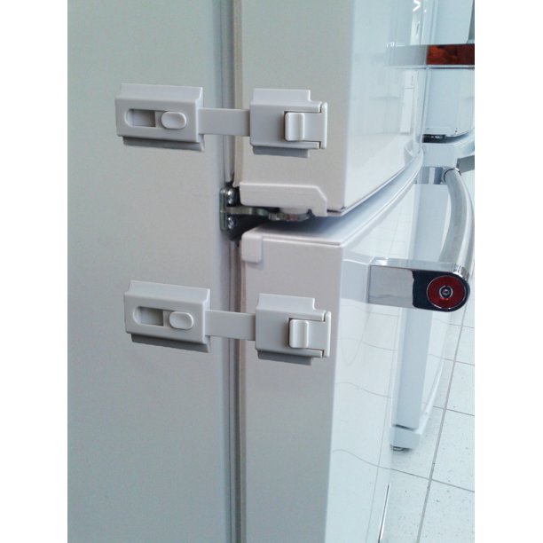 The Guardian Refrigerator Lock White Walmart Com Walmart Com