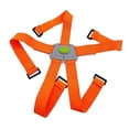 thumbnail image 4 of Soporte frontal para bolsa, soporte para correa con hebilla, mochila, soporte para portabicicletas plegable, cinturón naranja y gris Zulema Correa de soporte delantero de bicicleta, 4 of 8