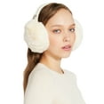 thumbnail image 6 of Madden NYC Women's Boucle Trim Earmuff Ivory, 6 of 6