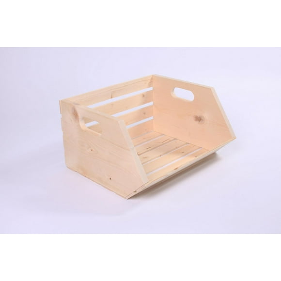 Caisse en bois de pin Adwood de 18 po