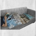 thumbnail image 6 of Venice Soft Flannel Fleece Throw Blanket, Grand Canal and Italian Architecture City in Italy Photo Image Print, Cozy Plush for Indoor and Outdoor Use, 50" x 60", Pale Coffee White, by Ambesonne, 6 of 6