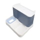 thumbnail image 3 of Comedero automático para gatos, simple, transparente, de gran capacidad, 2 en 1, alimentador de comida para mascotas y dispensador de agua para gatos y perros, color azul, 3 of 12