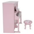 thumbnail image 4 of Mini piano vertical de Juguete Con taburete, Material de, Ligero, Para Casa de Muñecas para Niños, 12 Casas de Muñecas, 4 of 7