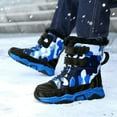 thumbnail image 6 of Stepedia Kids Snow Boots Boys Waterproof Anti-Slip Outdoor Warm Mid Calf Faux Fur Lining Insulated Winter Shoes, 6 of 7