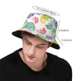 thumbnail image 2 of Bucket Hat for Men Women, Colorful Cute Chameleons Breathable Sun Hat Summer Beach Hats, Fun Womens Mens Bucket Hat for Travel Outdoor Vacation Fishing Hiking Sports, 2 of 6