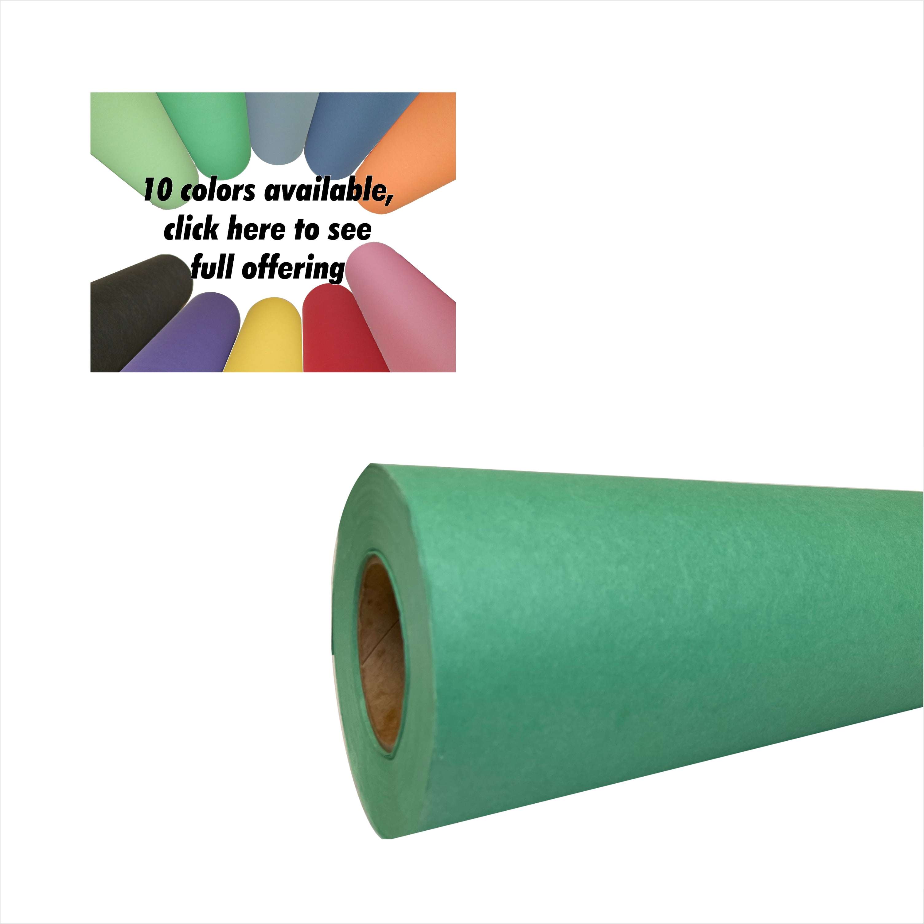 Green Kraft Paper 50 cm Wide Gift Wrapping Crafts Biodegradable