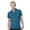 Algiers Blue, variant on Monterey Club Women's Light Weight Pique Solid Golf Polo Shirt #2070