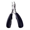 thumbnail image 1 of Cortaúñas para uñas encarnadas o gruesas, cortaúñas con mango grande y el mejor cortaúñas + uñas gruesas afiladas de acero inoxidable para personas mayores (negro), 1 of 8