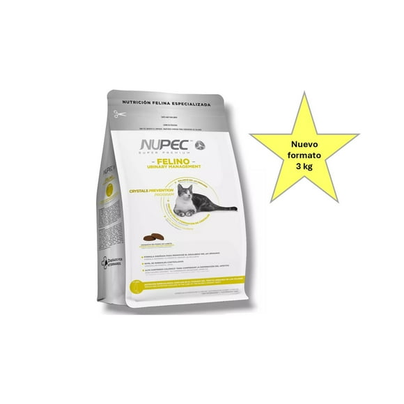 Nupec felino urinary management gato 3 kg